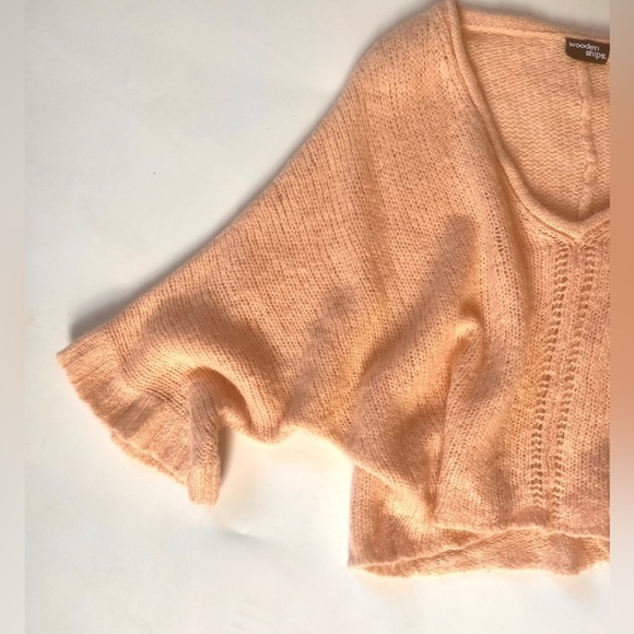 WOODEN SHIPS PEACH KNIT SLOUCHY SWEATER - Picture 2 of 5